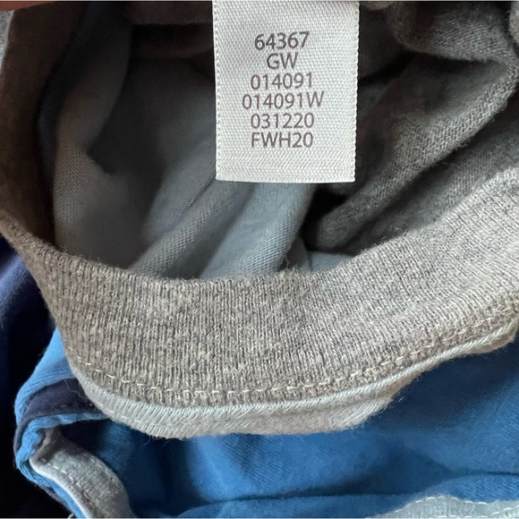 🆕 EUC Hanna Andersson colorblock long sleeve soft jersey tee 100 cm - Picture 5 of 5